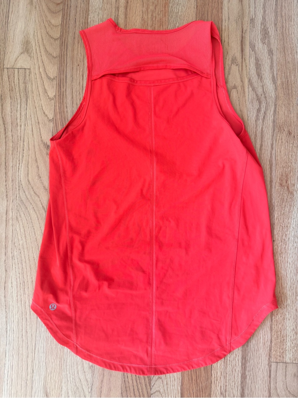 lululemon athletica Coral-Red Performance Tank Top